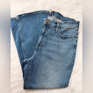 J. Crew Mid-Rise Flare Crop Jeans